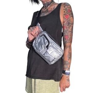 Silver Fanny Pack